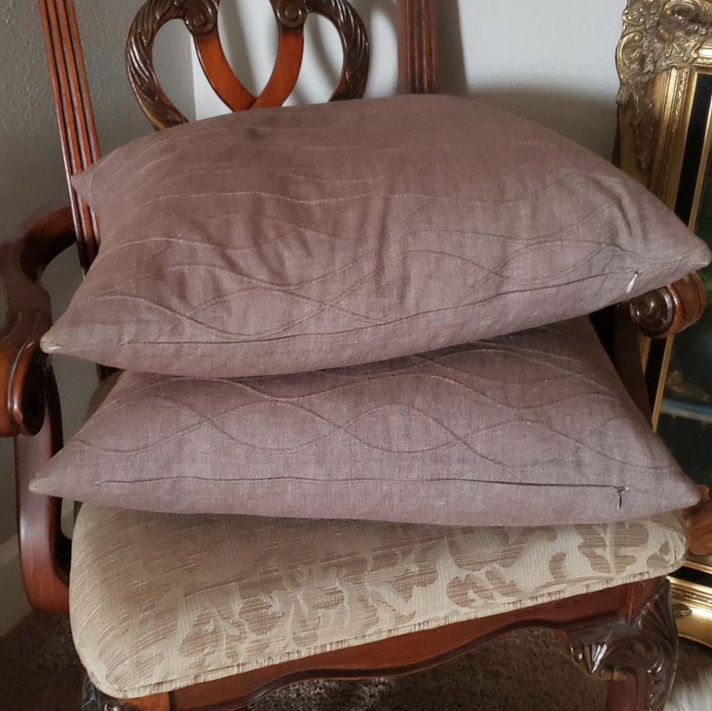 ✔️SOLD 2x CK- Down Pillows - Picture 3 of 15